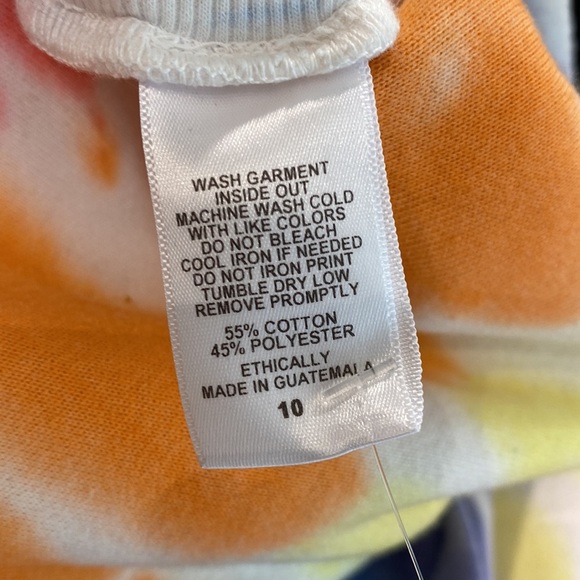 Rowdy Sprout Rainbow Tie Die Jogger Sweatpants NWT - Picture 5 of 5